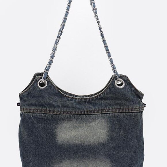 Vintage Denim Iconic Tote Bag - Picture 4 of 6